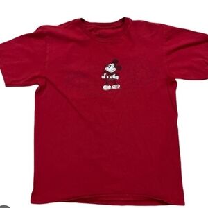 Mickey Mouse *Through The Years" Red T-shirt XXL
